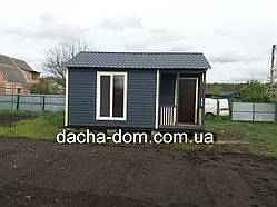 Каркасний дачний(садовий) будинок 6*4 м