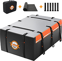 Автомобильный бокс на крышу Sailnovo 20 куб. футов, водонепроницаемый складной багажник из ПВХ 1000D с ремнями и крючками