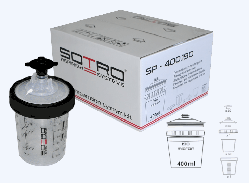 Лакофарбова система PPS на 400 мл SOTRO, 190 мкм, 50 шт.