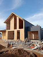 Каркасный будинок 133 кв. м + лофт 18 кв.м.