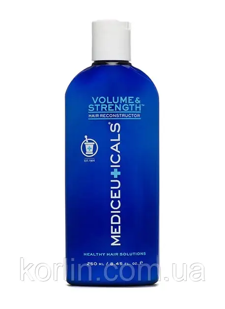 Mediceuticals Volume & Strength Реконструктор для тонкого, пошкодженого або ослабленого волосся 250 мл. США, фото 1