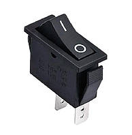 Вимикач кнопка KCD3-101N ON-OFF 15 А 250 В, чорний