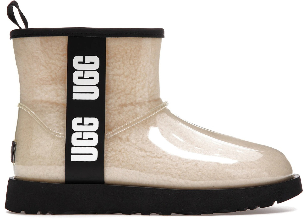 Черевики UGG Classic Clear Mini Boot Natural Black - 1113190-NBLC