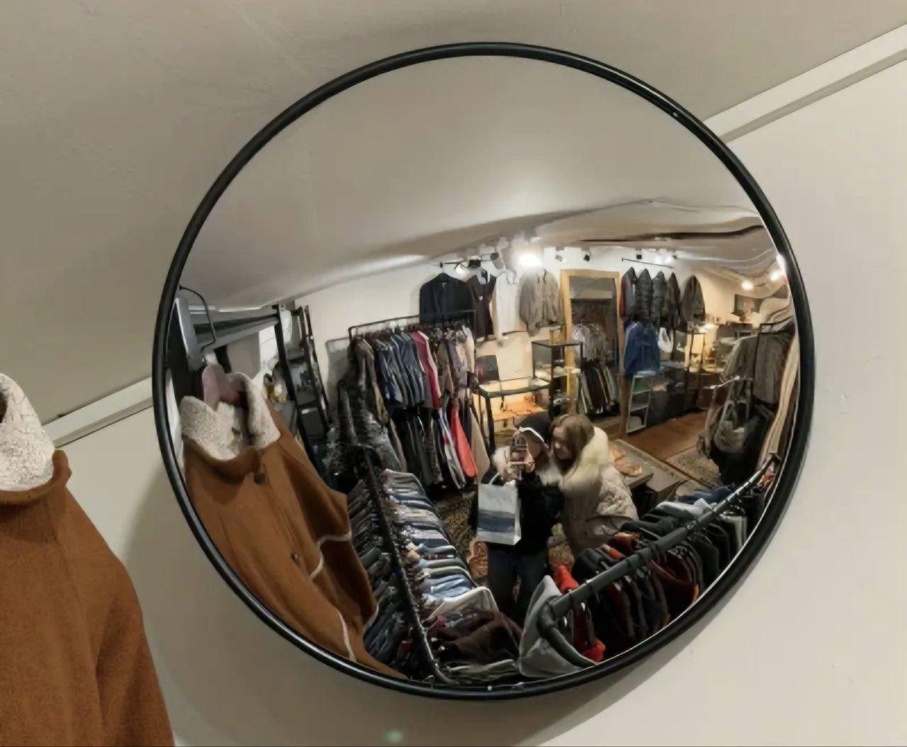 Зеркало обзора безопасности 45 см универсальное сферическое акрил, фото 1