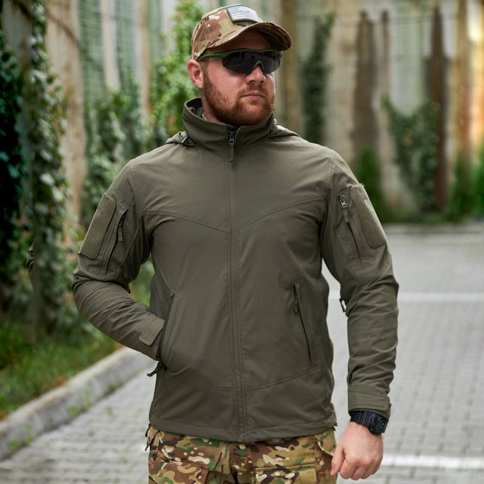 🔥 Куртка демісезонна "YINREN - Delta Eagle. Gen 3" (Олива) тактична, теплі, військові, мультикам, ЗСУ, НГУ, фото 1
