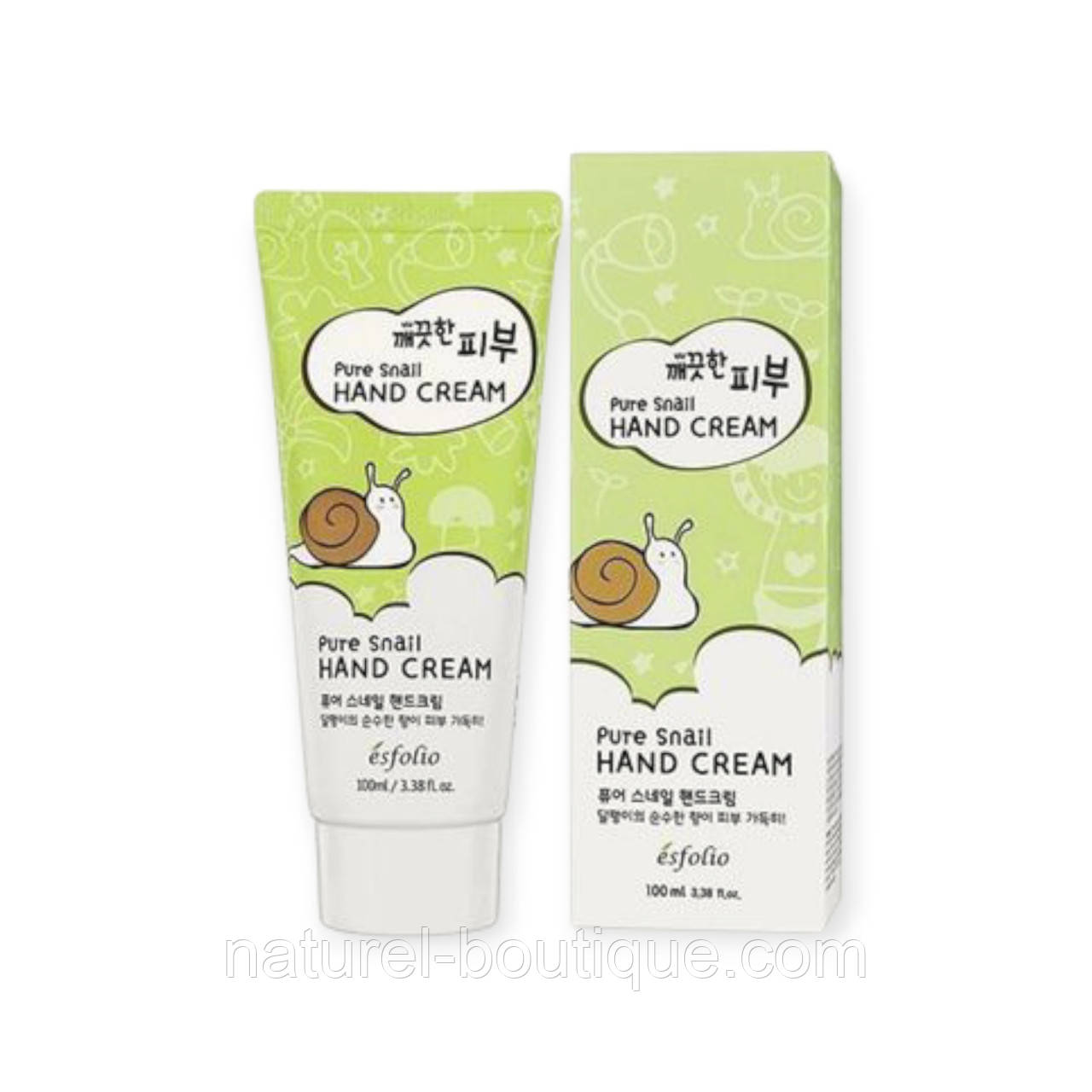 Крем для рук Esfolio Pure Skin Snail Hand Cream з екстрактом слизу равлика, фото 1