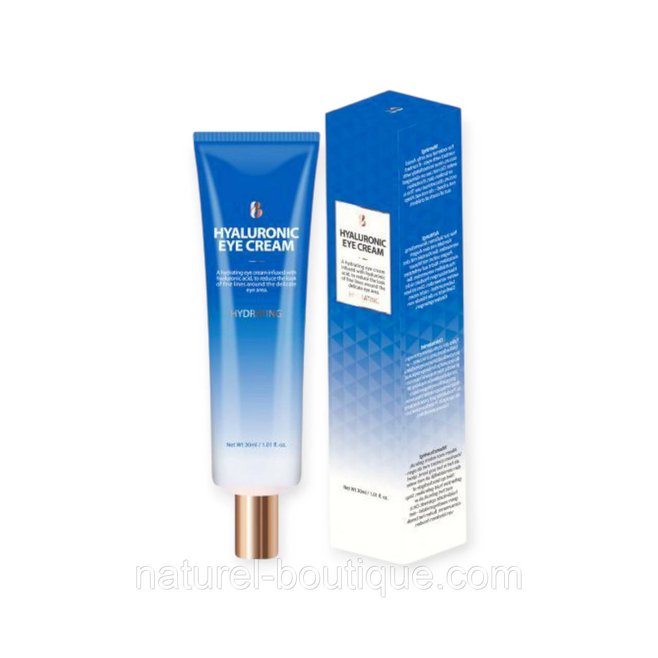 Крем BONNYHILL для шкіри навколо очей Hyaluronic з гіалуроновою кислотою 30 мл, фото 1