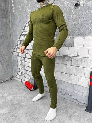 Термобілизна чоловіча тепла натільна Хакі вафелька ЗСУ 50/52/54 р