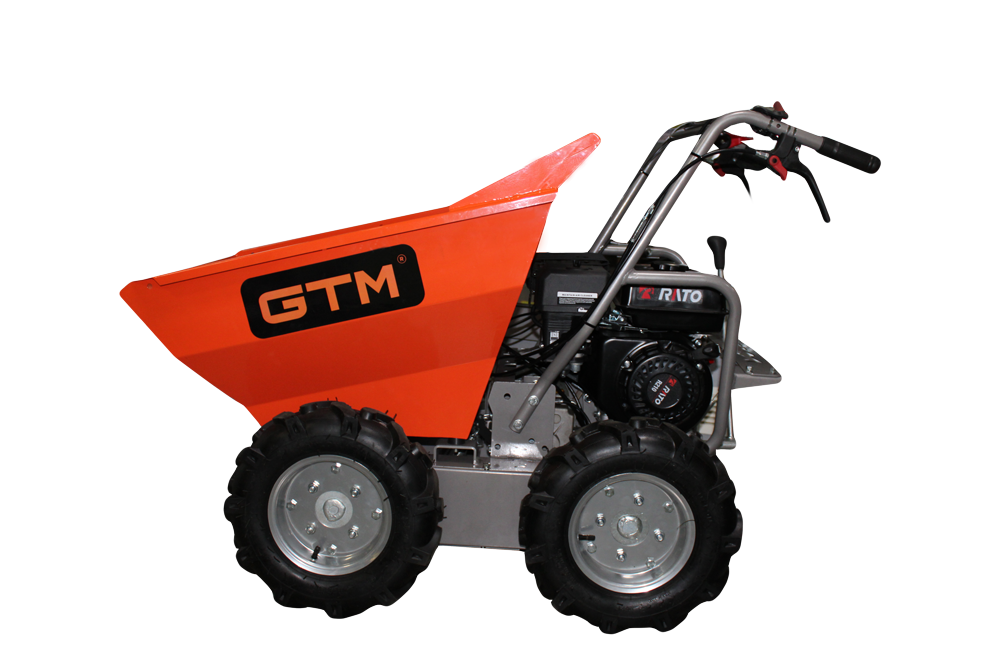 GTM Візок будівельний самохідний на колесах (дампер) 300кг/бенз.7к.с