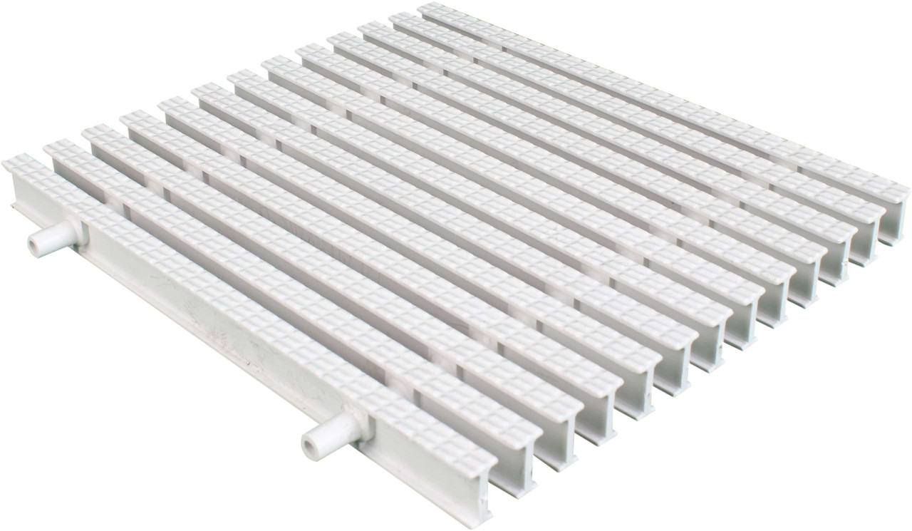 Переливна решітка Aquaviva KP HKE08 Classik з подвійним з'єднанням 295x22 мм (біла)