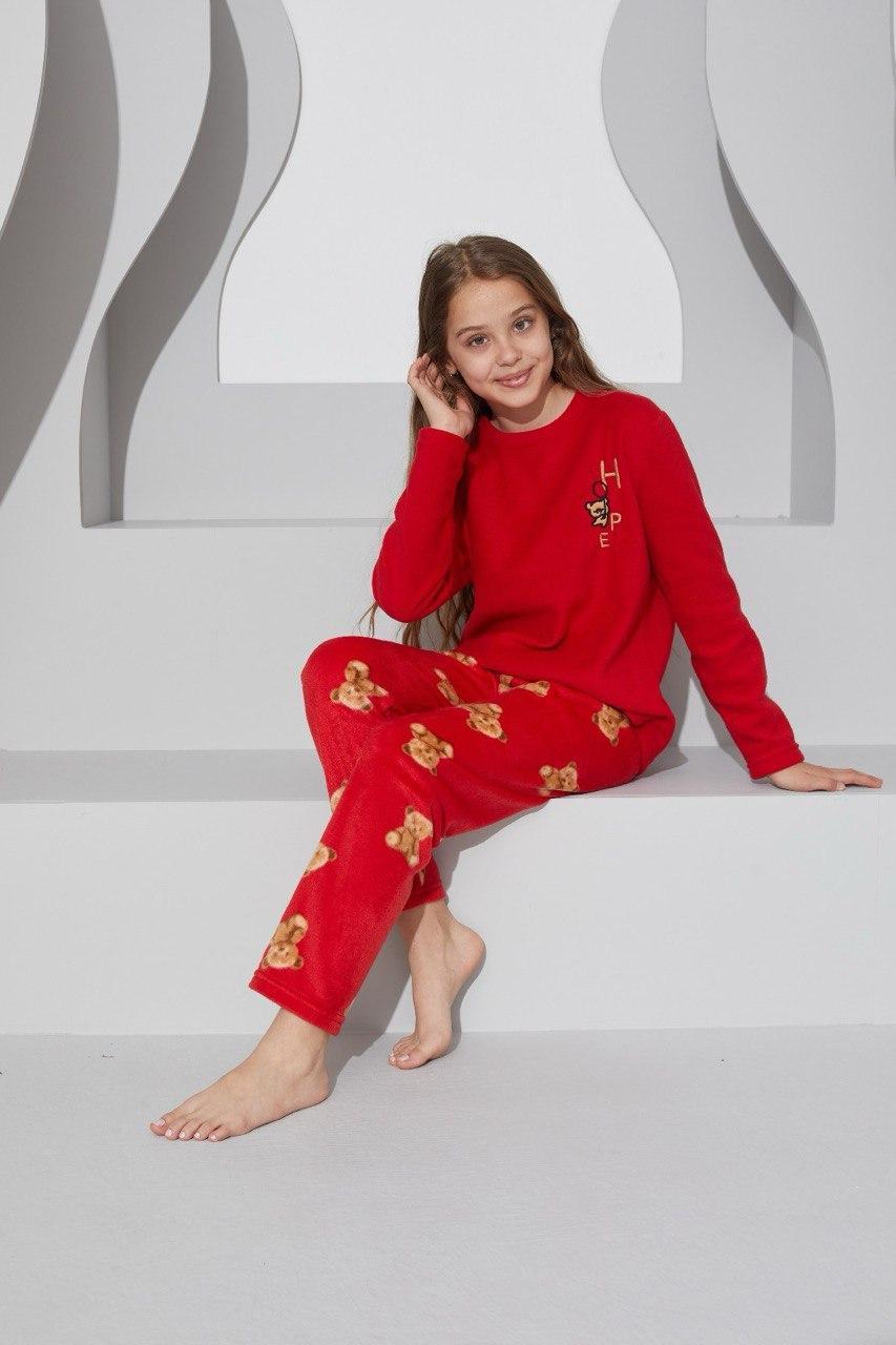 Піжама дитяча тепла з флісу полар Hope, фото 1