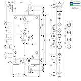 Замок врізний MOTTURA 85789D28RN, фото 2