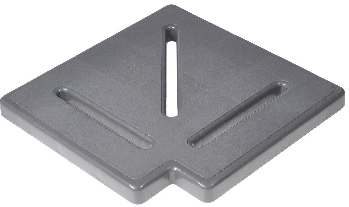 Кутовий елемент Aquaviva KP HKE27-G для переливної решітки 90° 245х22 мм