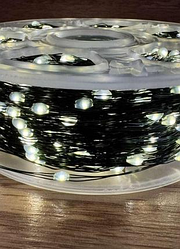 Гірлянда Роса ЗЕЛЕНА на дроті, 20 метрів, 200 LED, USB, 5336