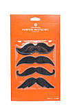 Накладні вуса Pumpkin Mustaches 4 штуки в наборі, фото 3