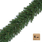 Хвойні гірлянди Lux литі зелені (упаковка 6 штук по 1,2 м)