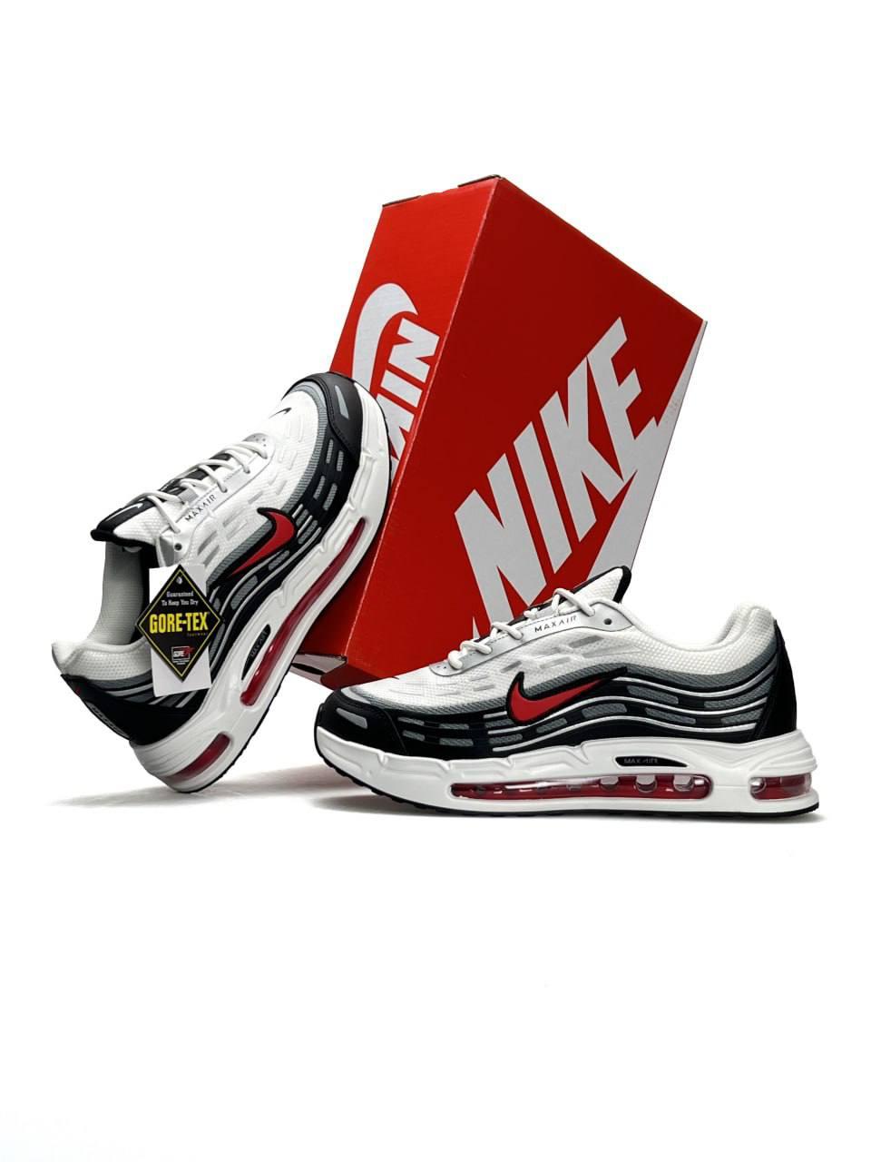 Чоловічі термо кросівки Nike Air Max TL 2.5 GTX All Black, кеди Найк текстиль шкіра білі. Чоловіче взуття, фото 1