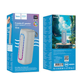 Портативна Bluetooth колонка Hoco HC36 Brocade sports BT speaker Gray, фото 2