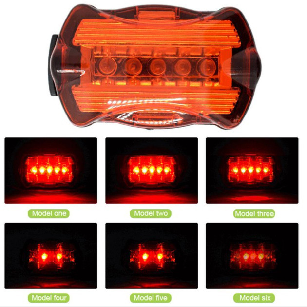 Задній ліхтар для дитячого велосипеда, Задній велосипедний покажчик Ліхтар вело HE-83