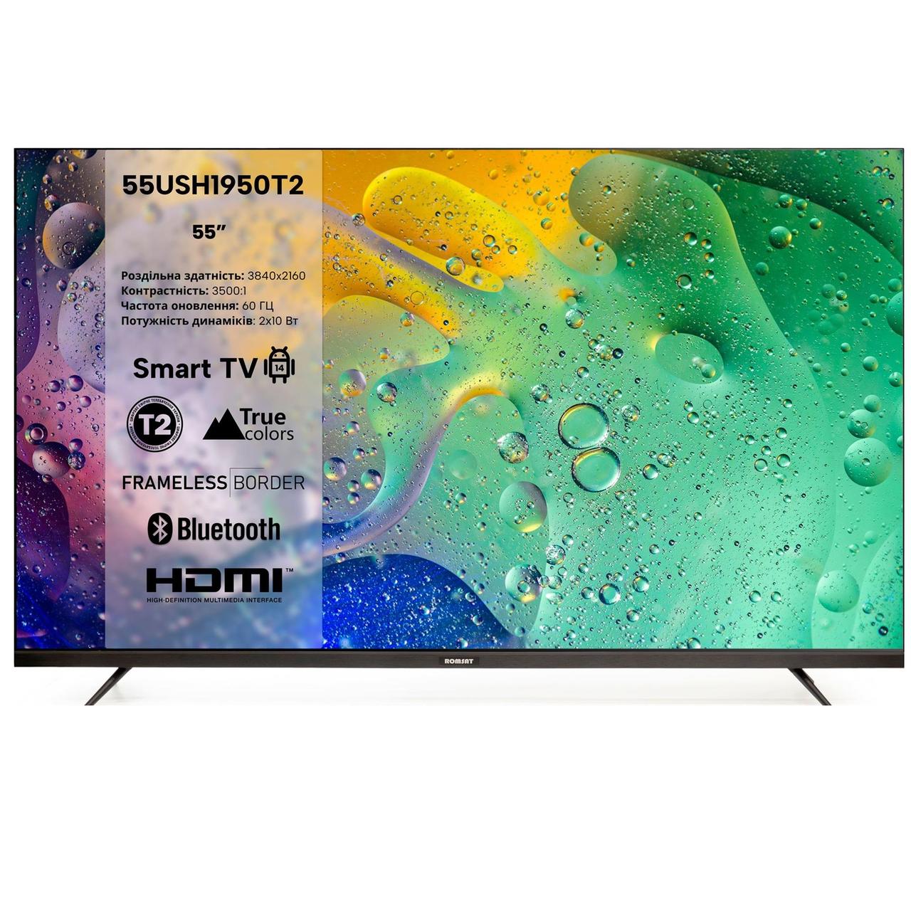 Телевізор Romsat 55USH1950T2 ( 10493 ) DS, фото 1