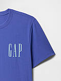 Футболка чоловіча GAP з логотипом 1159844445 (Синій M), фото 3