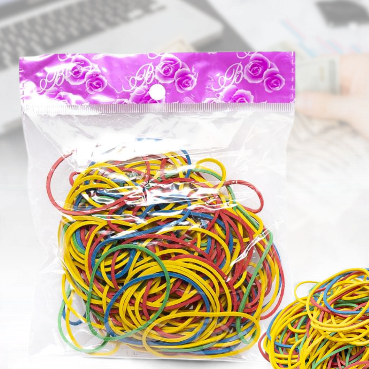 Набір резинок для купюр та паперу 50 грамів 0050g-1 Упаковка 4 шт., фото 1