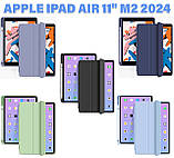 Чохол BeCover Tri Fold Soft TPU з кріпленням Apple Pencil для Apple iPad Air 11" M2 2024 Purple (711404), фото 7