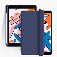 Чохол BeCover Tri Fold Soft TPU з кріпленням Apple Pencil для Apple iPad Air 11" M2 2024 Deep Blue (711401)