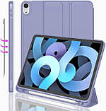 Чохол BeCover Tri Fold Soft TPU з кріпленням Apple Pencil для Apple iPad Air 11" M2 2024 Purple (711404), фото 4