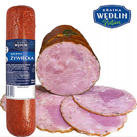 Ковбаса зі свинини Живецька Zywiecka Kielbasa Wedlin 600 г Польща