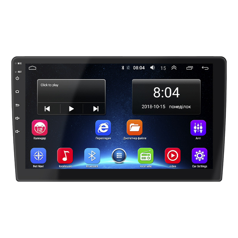 Автомагнітола Lesko 2 din W-10 IPS Full HD великий екран GPS 2/32Gb Wi Fi Android 12 магнітола, фото 1