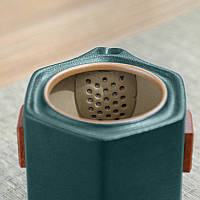 Дорожній набір 45521 для чайної церемонії із 7 предметів керамічний Dark Green, фото 2