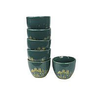 Набір для чайної церемонії для приготування чаю гайвань піали з чайником на 6 персон #16 Гірський пейзаж, фото 6