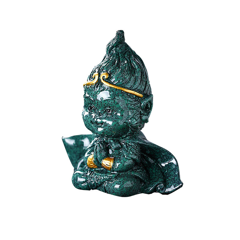 Фігурка для чайної церемонії ZBY-2407303 Король Мавпа, що змінює колір від гарячої води Green, фото 1
