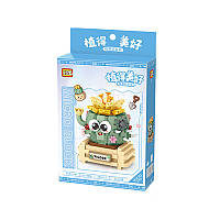 3D конструктор-набір будівельних блоків LOZ 8834 міні кактус у горщику 450 деталей пластиковий, фото 9