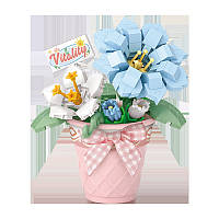 3D конструктор-набір будівельних блоків LOZ 8835 мінігірочка в горщику 210 деталей пластиковий, фото 2