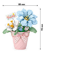 3D конструктор-набір будівельних блоків LOZ 8835 мінігірочка в горщику 210 деталей пластиковий, фото 3