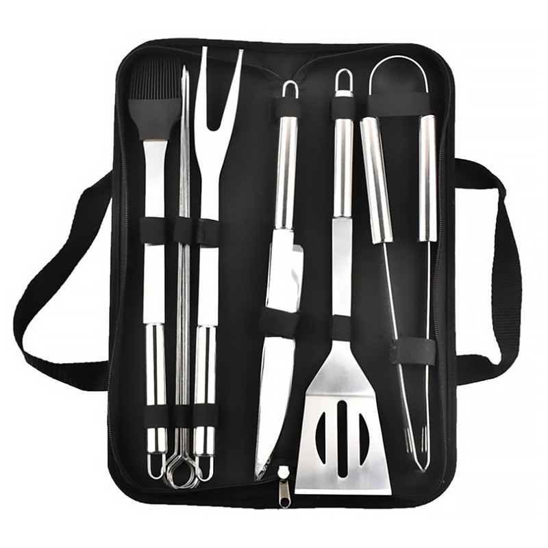 Професійний набір Lesko №9 для барбекю та гриля з чохлом-органайзером, фото 1