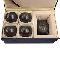 Дорожній чайний набір 20240527 Dragon and Phoenix заварник 220 ml + 4 піали з чохлом, фото 3