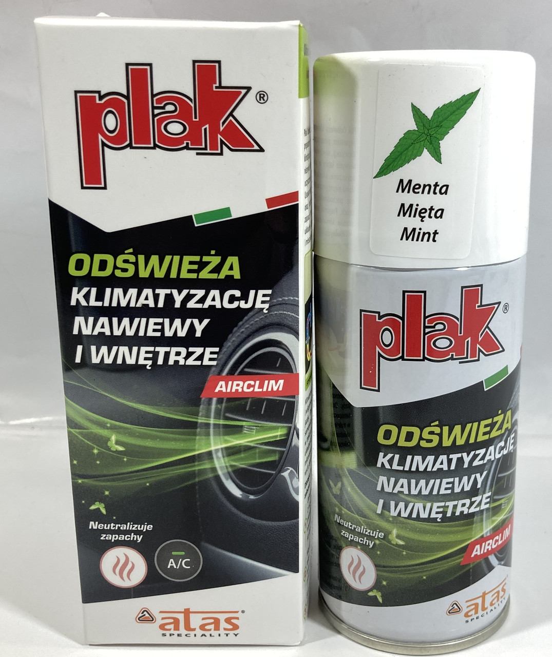 Очищувач кондиціонерів Atas Air Clim "бомбочка" 150мл М'ята Mentol ATAS