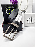Подарунковий набір  Calvin Klein (Ремінь + Гаманець), фото 3