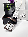 Подарунковий набір  Calvin Klein (Ремінь + Гаманець), фото 4