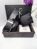 Подарунковий набір  Calvin Klein (Ремінь + Гаманець), фото 7
