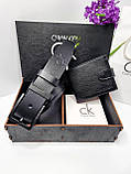 Подарунковий набір  Calvin Klein (Ремінь + Гаманець), фото 10