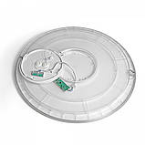 LED світильник з декоративною підсвіткою VIDEX DL5R 44W 3000K-4000K-5000K White, фото 6