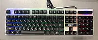 Ігрова клавіатура UKC DX750 з RGB підсвічуванням, провідна USB геймерська клавіатура 8930
