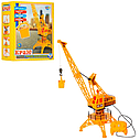 Дитяча будтехніка на радіокеруванні "Підйомний кран" 6806 рухомі деталі, поворотний механізм, фото 2