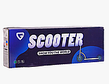 Самокат двоколісний "Skyper" колеса PU - 200 мм, передній амортизатор, ручне гальмо, чорний, фото 9