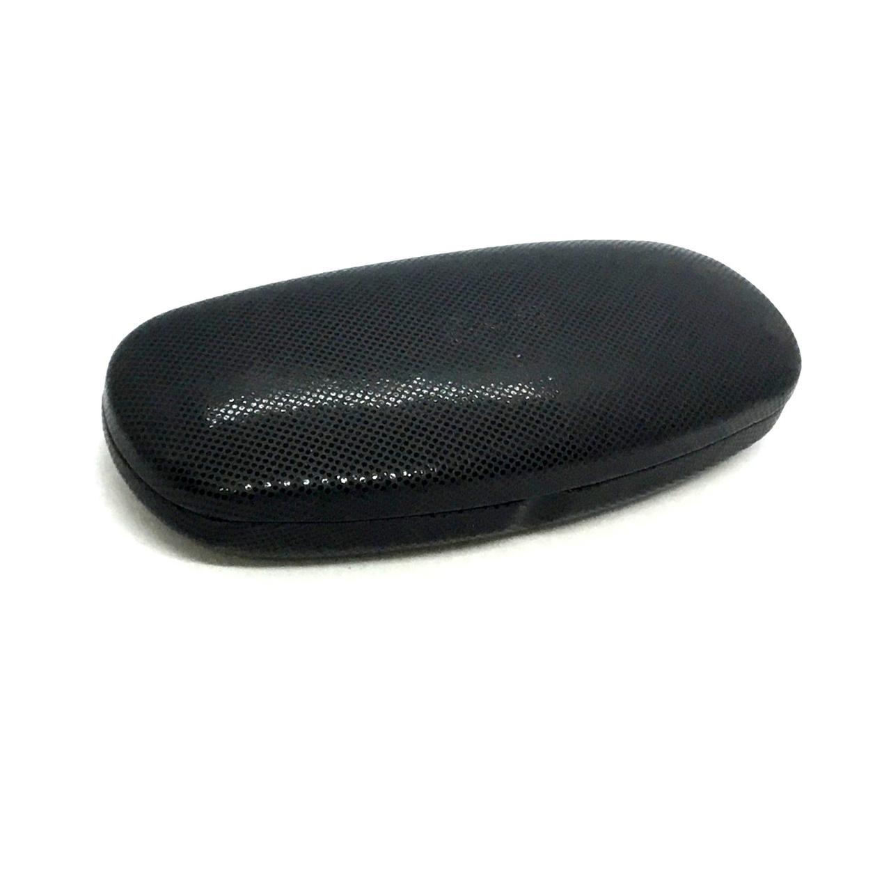 Пластиковий футляр хлопушка для окулярів х-120 чорний