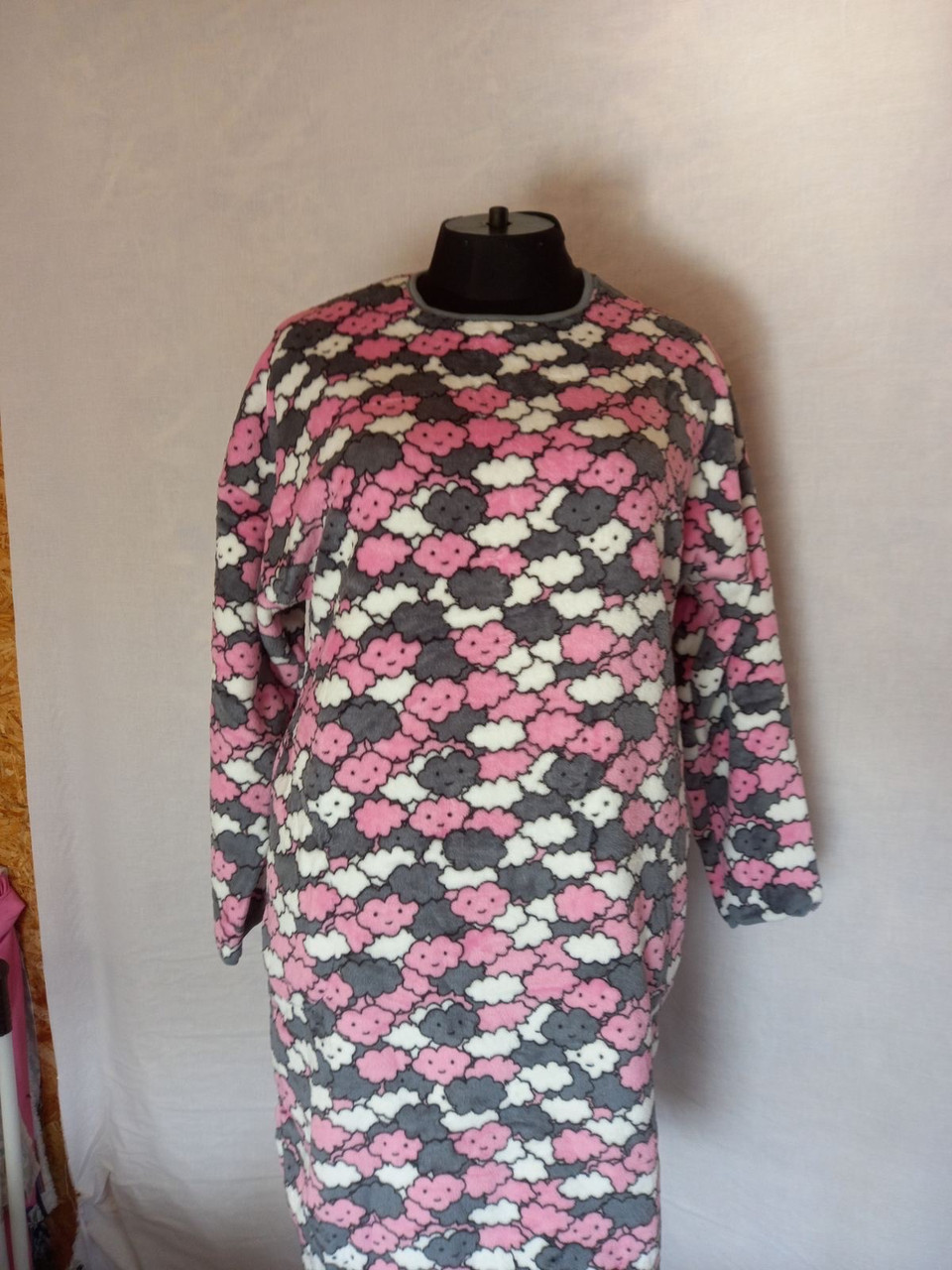 Туніка полірована махра рукав 3/4 ПОЛУБАтал, фото 1